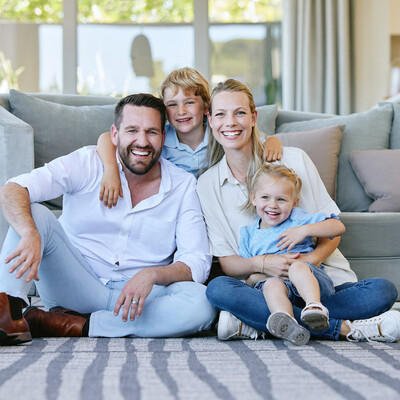 Family sitting together